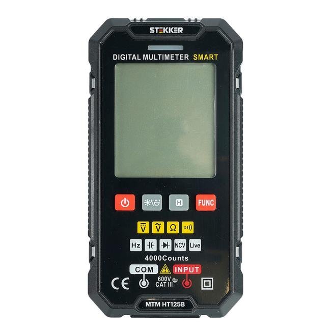 Мультиметр цифровой, 4000 отсчетов Stekker MTM HT125B 49995