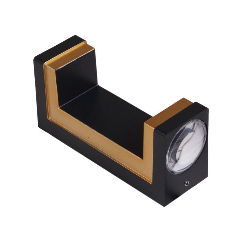 Настенный светильник Reluce 86811-9.2-002TL COB2*3W BK GD