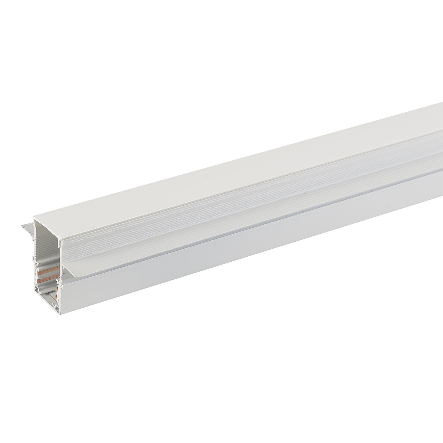CLT 0.123 02 L3000 WH Шинопровод встраиваемый магнитный для ГКЛ12,5 мм Crystal Lux CLT 0.123 02 L3000 WH