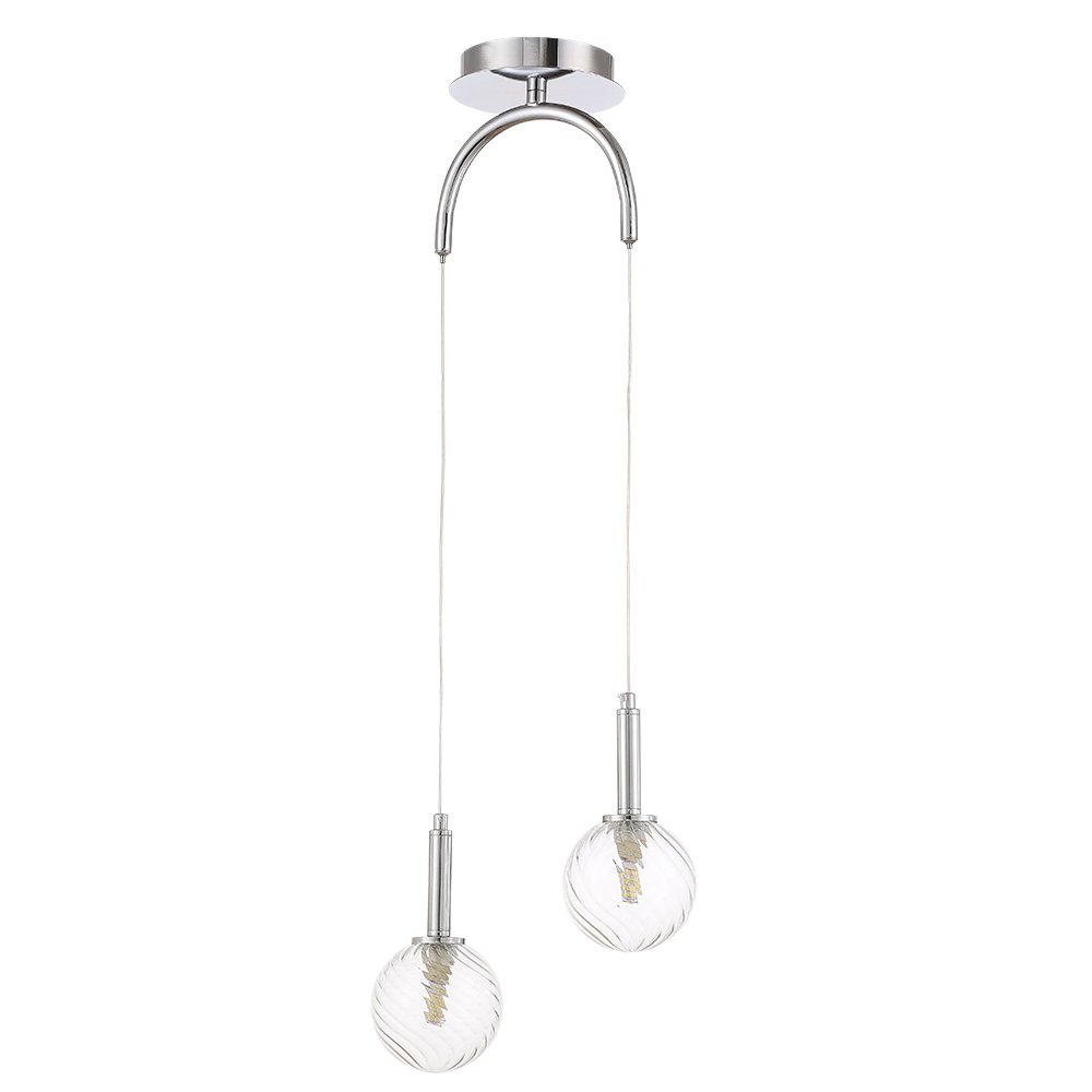 LUXURY SP2 CHROME Светильник подвесной Crystal Lux Luxury LUXURY SP2 CHROME