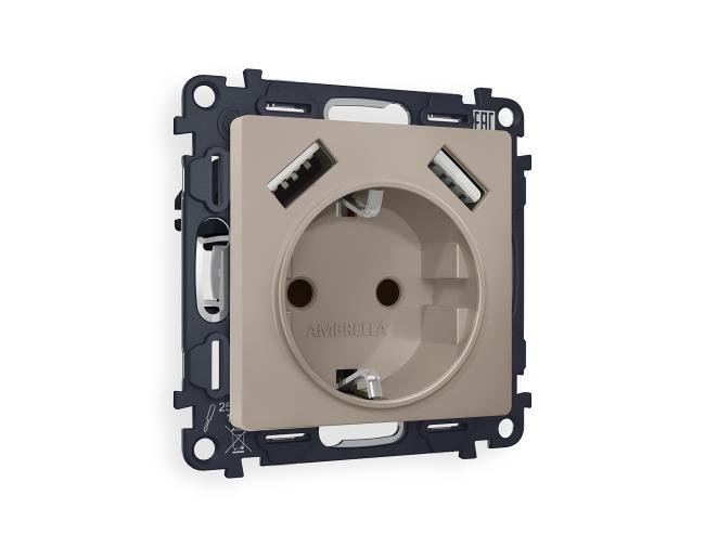 MA369010 Розетка Ambrella Volt ALFA MA369010