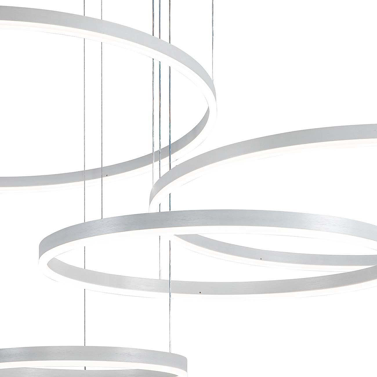 V000033L Подвесная люстра Indigo Galass V000033L 14001/4P White