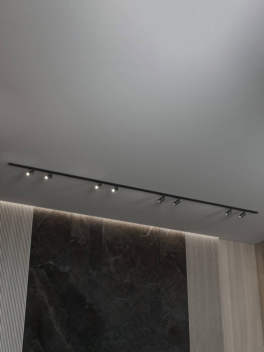 HSBL_kompl_S003_NI4B3K Трековая система №3 однофазная накладная Skylite Hesby Lighting HSBL_kompl_S003_NI4B3K
