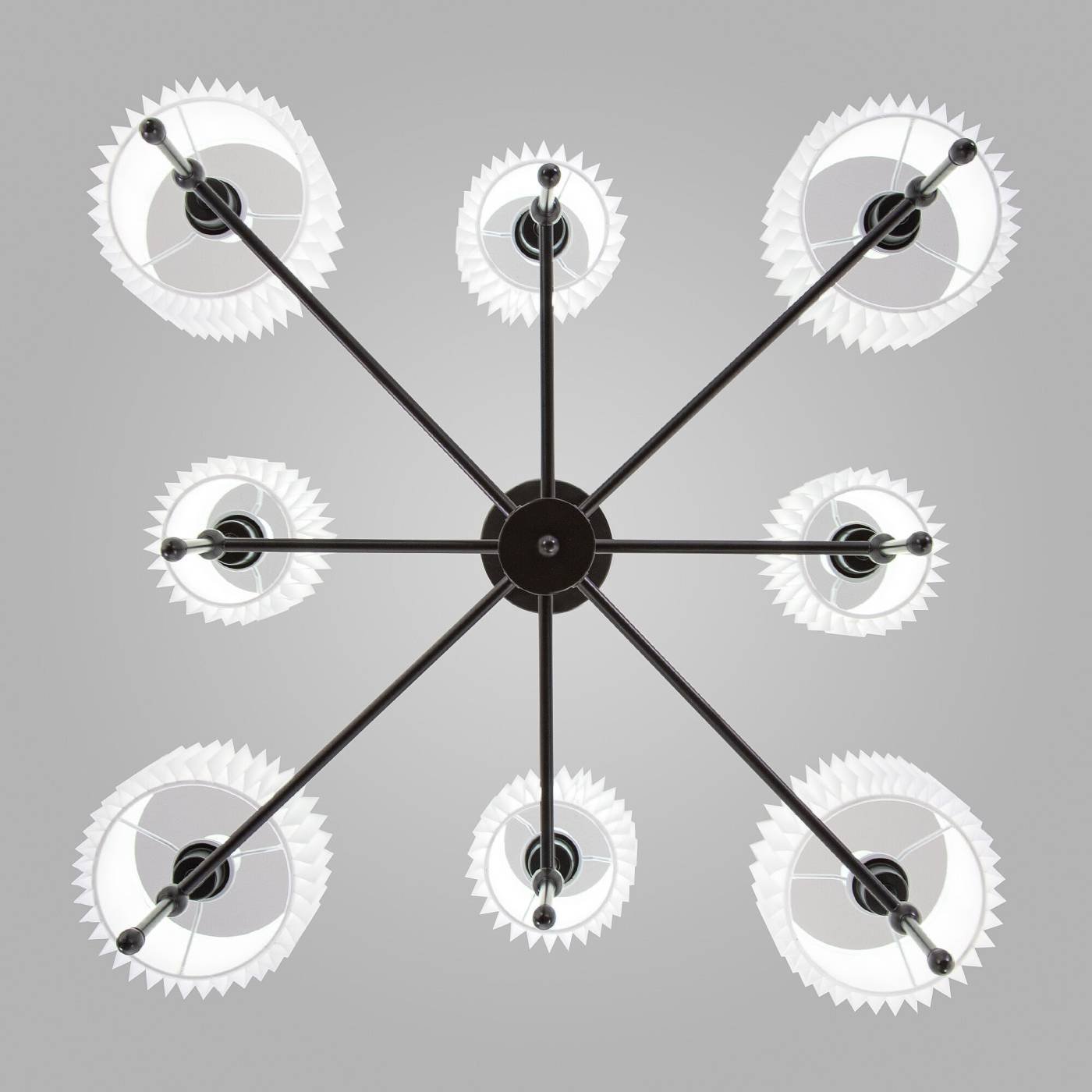 Потолочная люстра Eurosvet Notturno 60162/8 черный