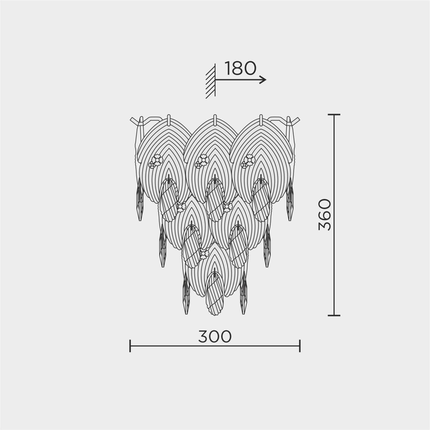 ML.6928.350 BS Бра настенное ML Modelux ML.6928.350 BS