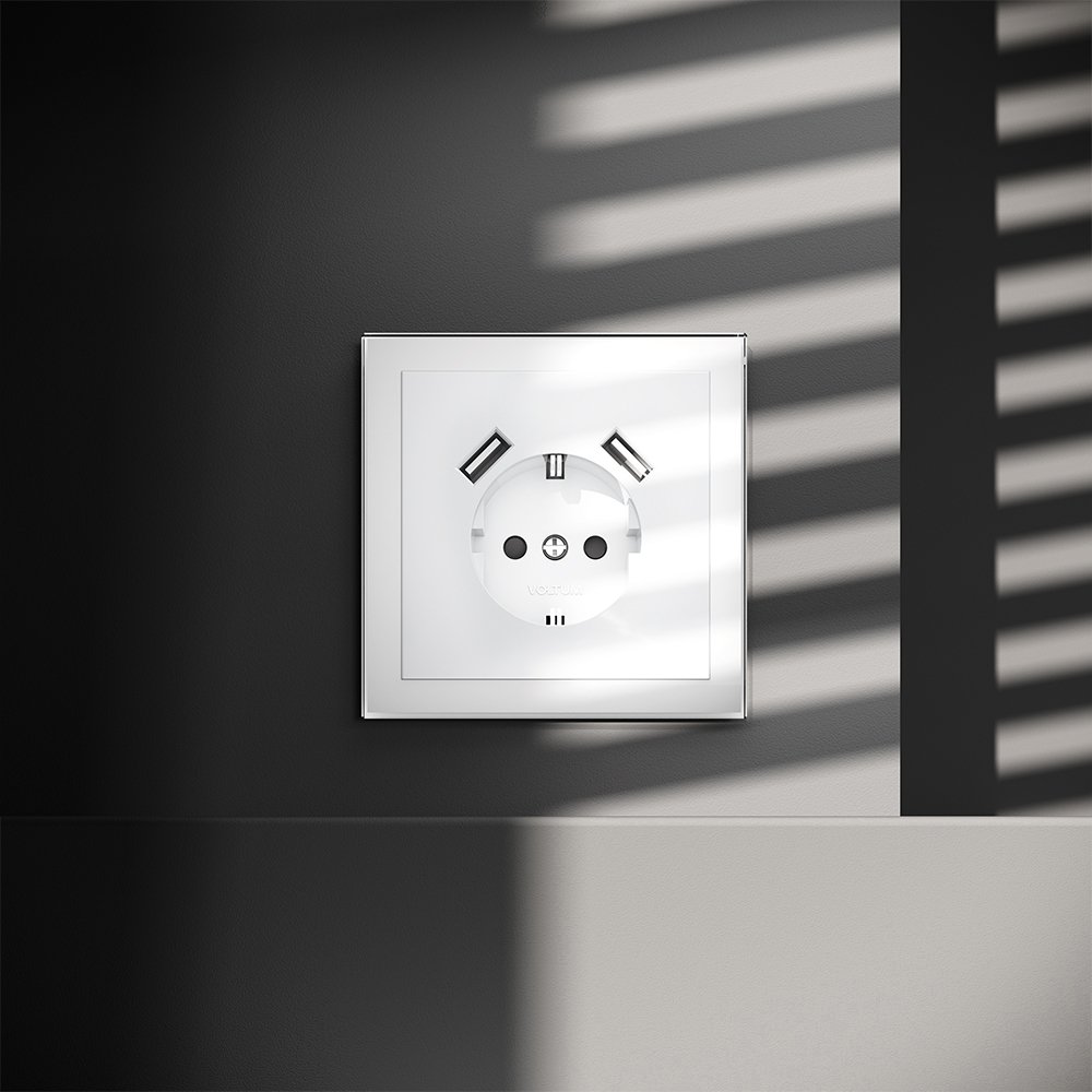 VLS040401 Розетка Voltum S70 VLS040401