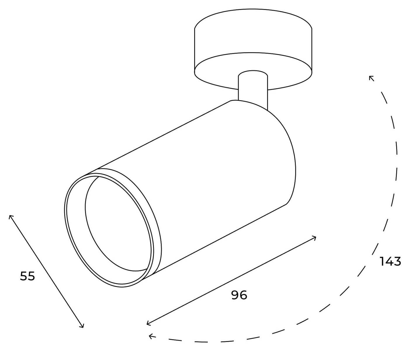 Светильник спот Hesby Lighting Focus HSBL_0116