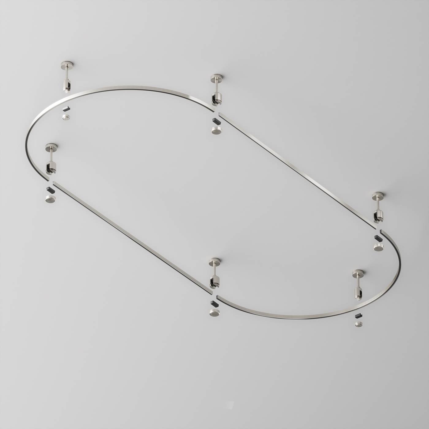 TRX154-SR-D800-PT Шинопровод полукруг 800 мм Maytoni Busbar trunkings Flarity TRX154-SR-D800-PT