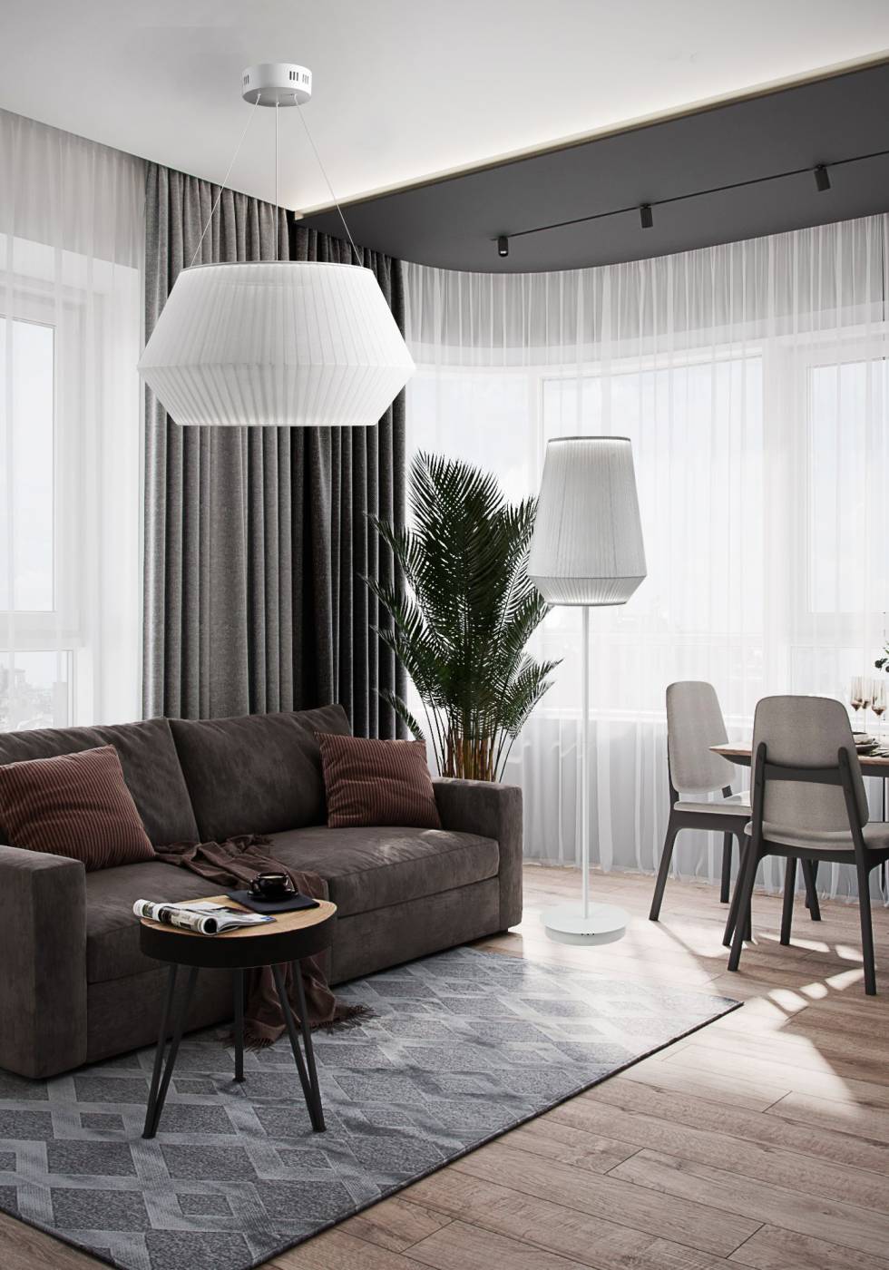 0525FL-1WT Торшер Milosh tendence Evo 0525FL-1WT