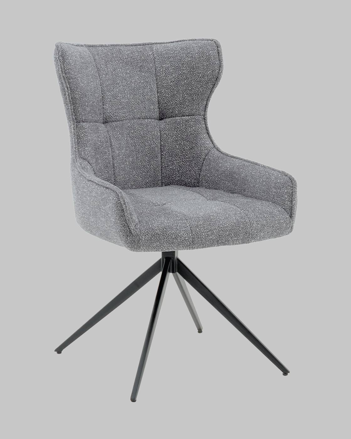 Стул вращающийся Stool Group Carlene DC-2409007 grey FL07