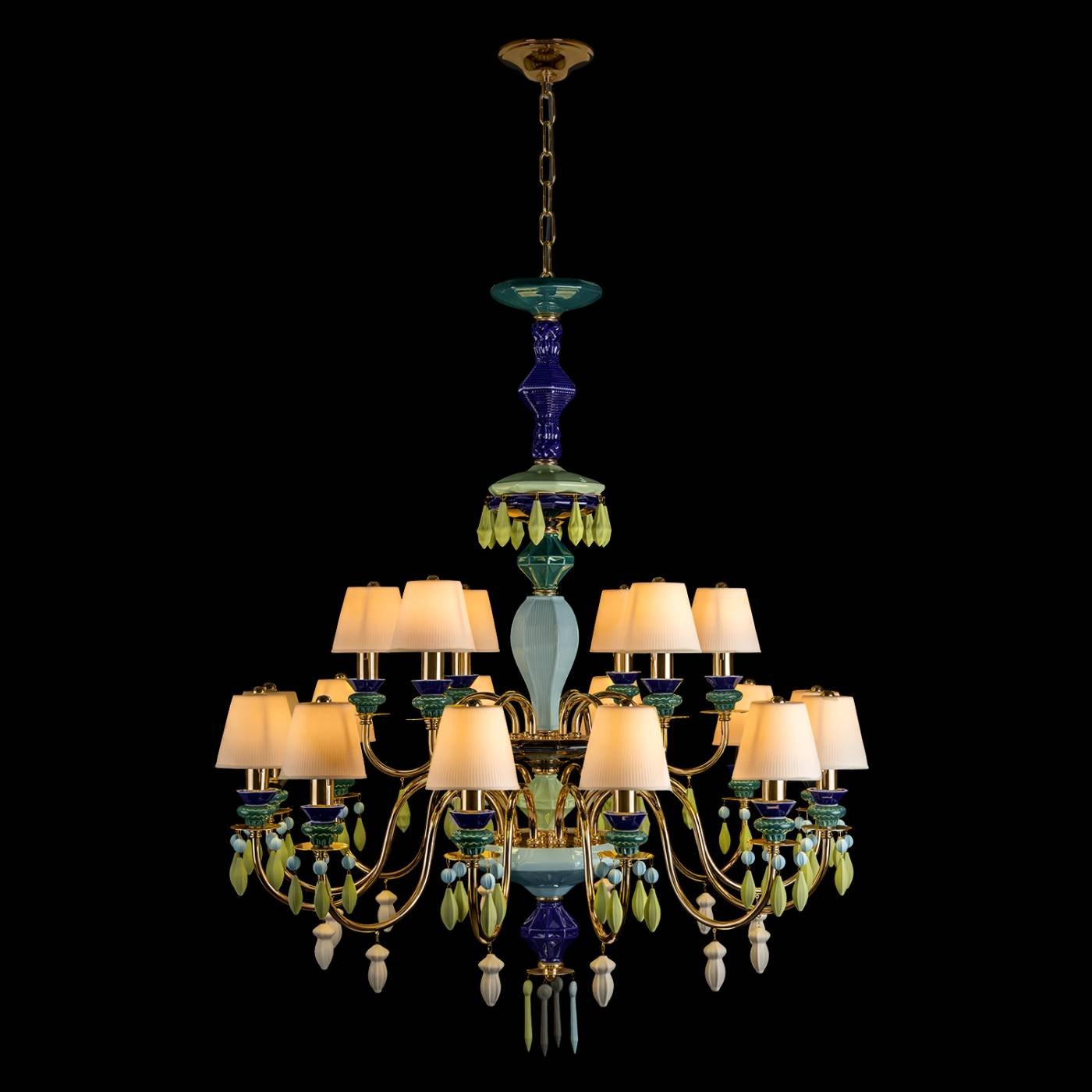 10203/12+6 Green Подвесная люстра Grace Loft It 10203/12+6 Green