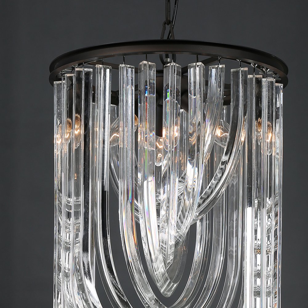 KR0116P-3 black Светильник подвесной Delight Collection Murano Glass KR0116P-3 black