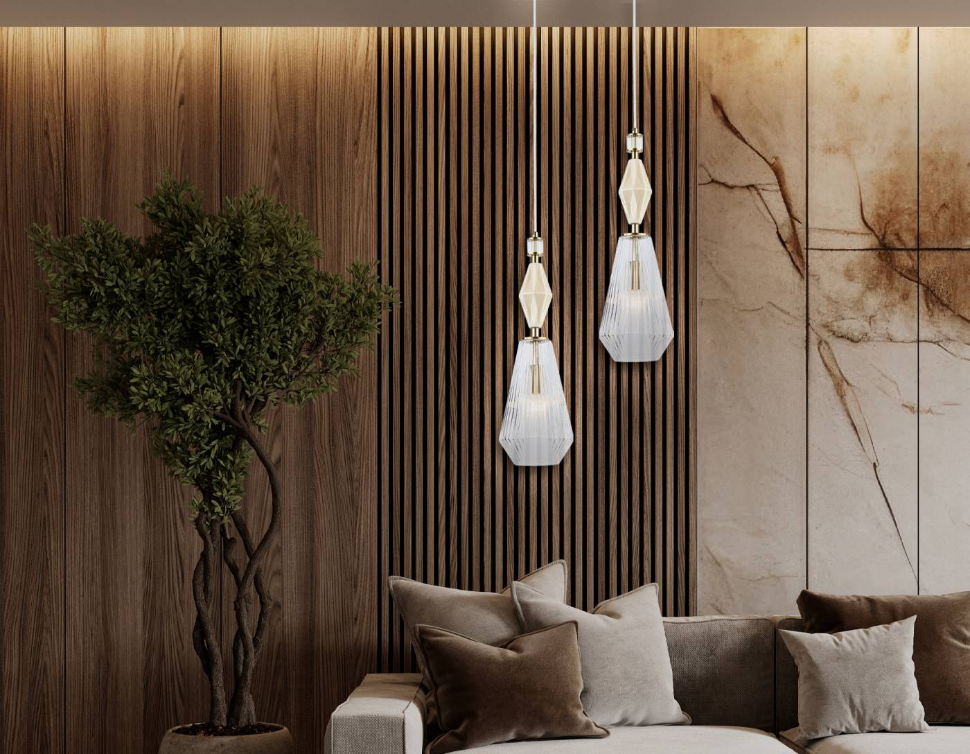 LH53181 Подвесной светильник Ceramo Modern Ambrella LH53181