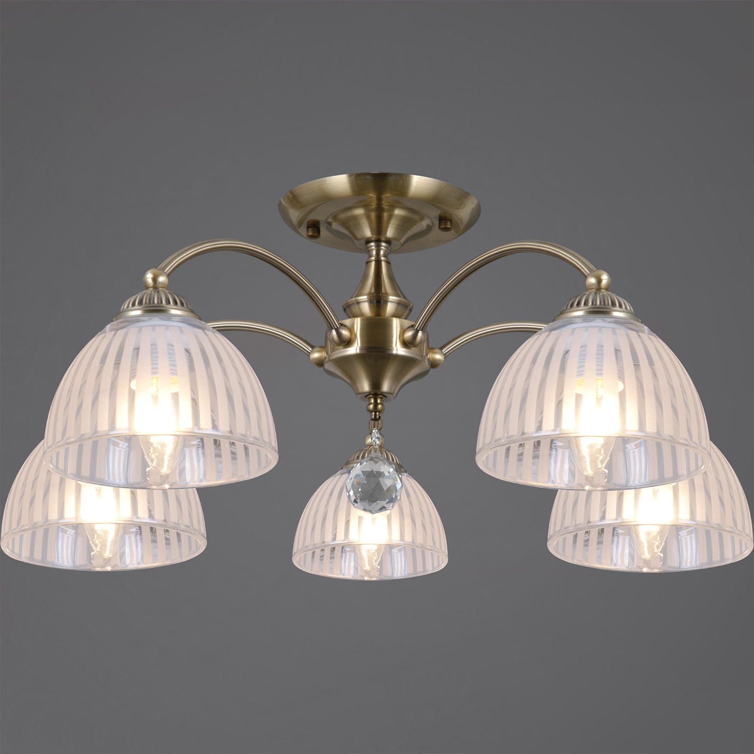 IL0564-5CSQ-25AB ELITE Потолочная люстра ILLUMICO IL0564-5CSQ-25AB ELITE