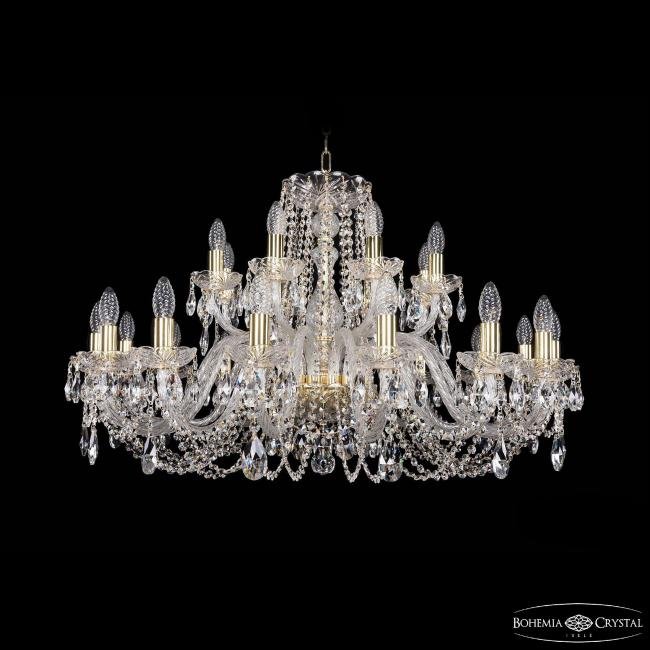 Подвесная хрустальная люстра 1402 Bohemia 1402/16+8/360 G