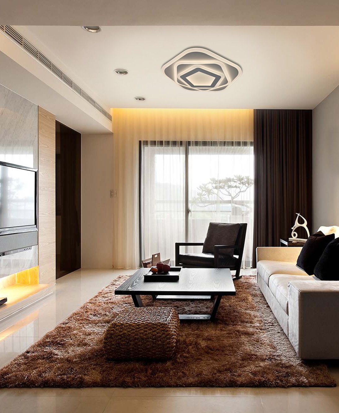 Потолочная светодиодная люстра LED Lamps Natali Kovaltseva LED LAMPS 6056