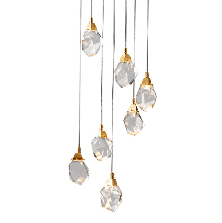 MD-020B-7 gold Светильник подвесной Delight Collection Crystal rock MD-020B-7 gold