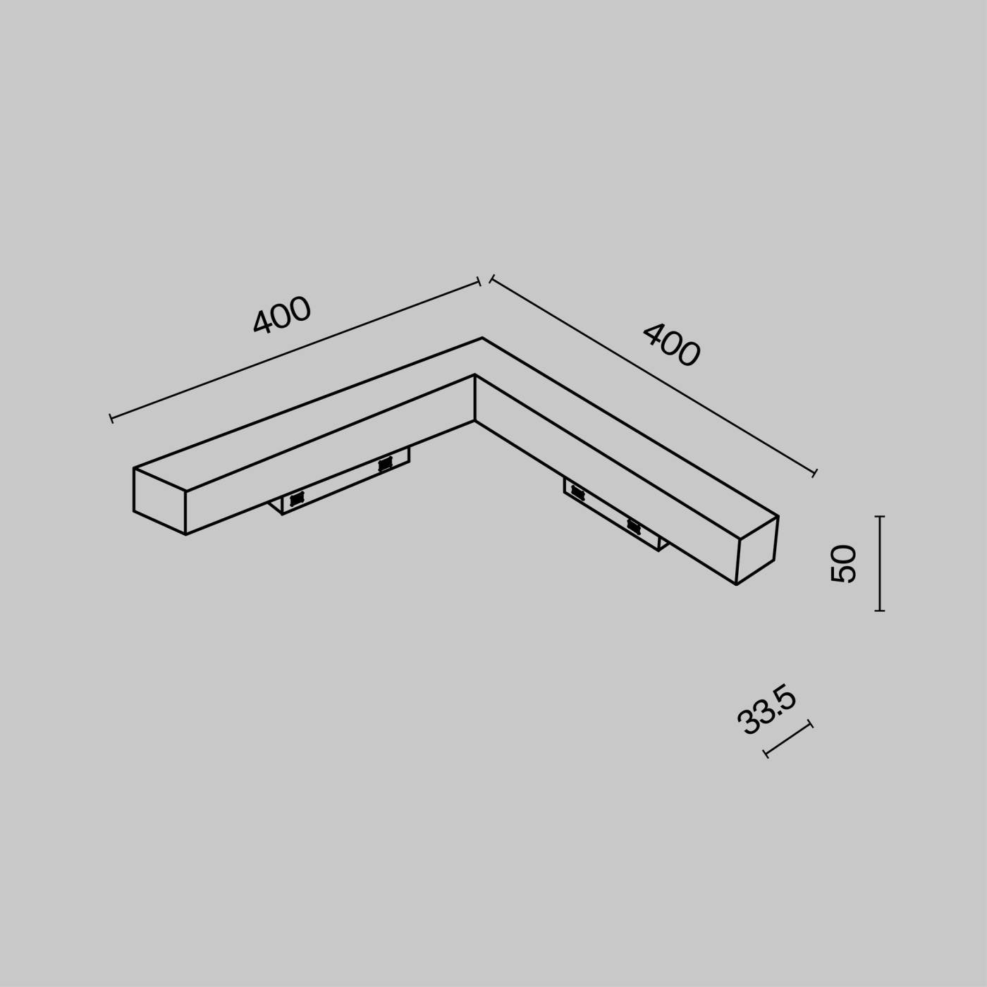TR078-2-24W3K-W Трековый светильник Maytoni Basis Gravity TR078-2-24W3K-W