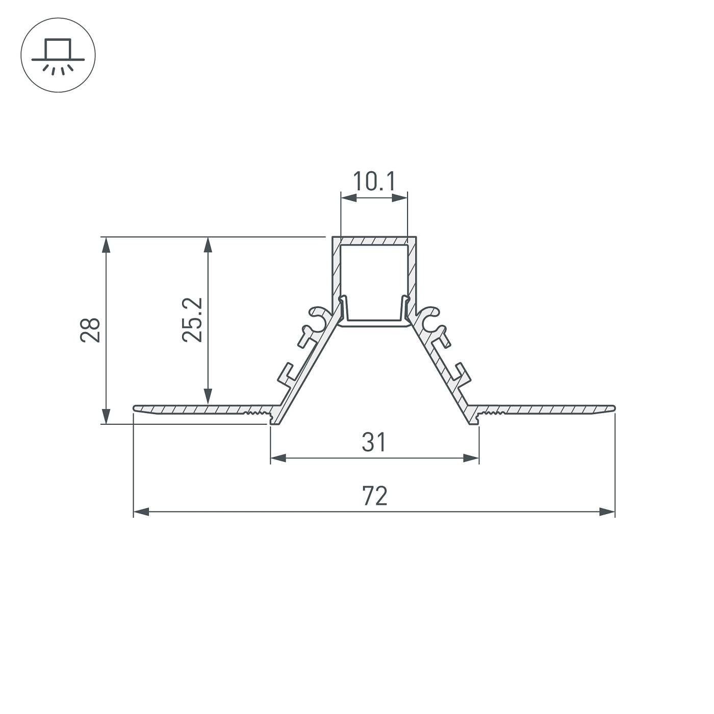 Профиль Arlight Sl-Comfort 052541
