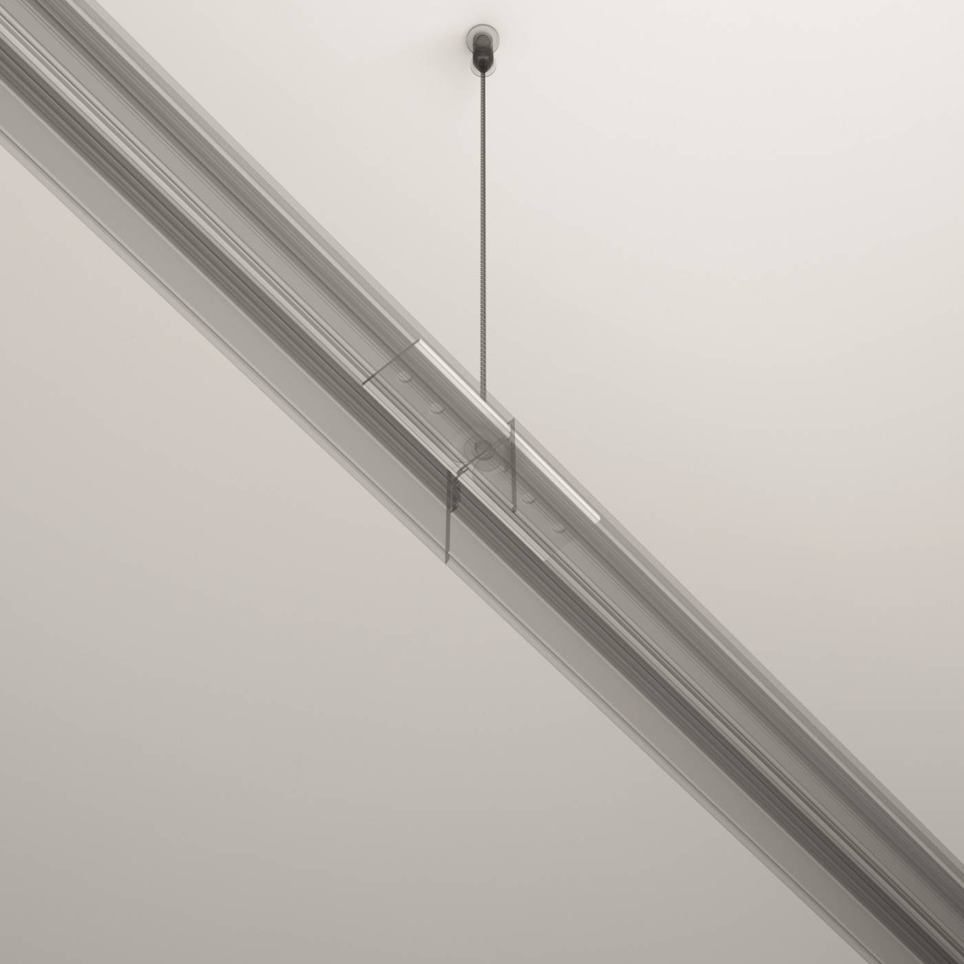 Коннектор прямой Exility накладной белый Maytoni Accessories For Tracks Exility TRA034C-21W