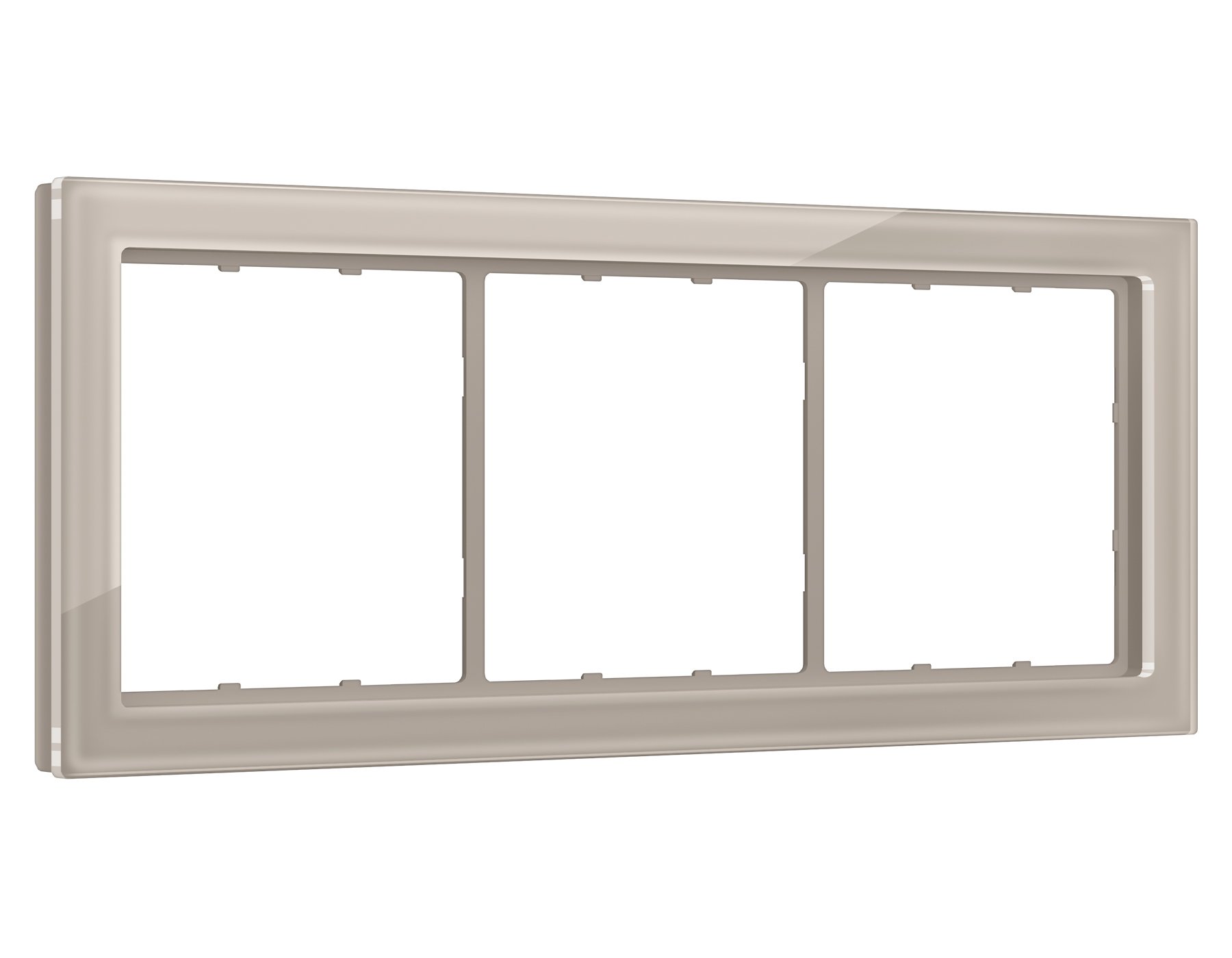 SF350383 SF350383 Рамка SIGMA Briz (Серо-бежевый Стекло закаленное натуральное) 3-ая