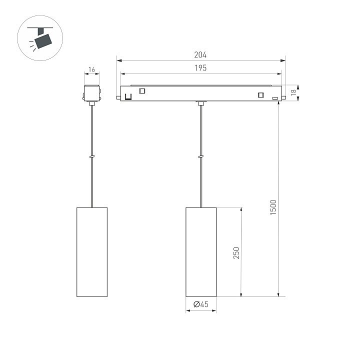 035713 Трековый светильник Arlight Mag-Orient 035713