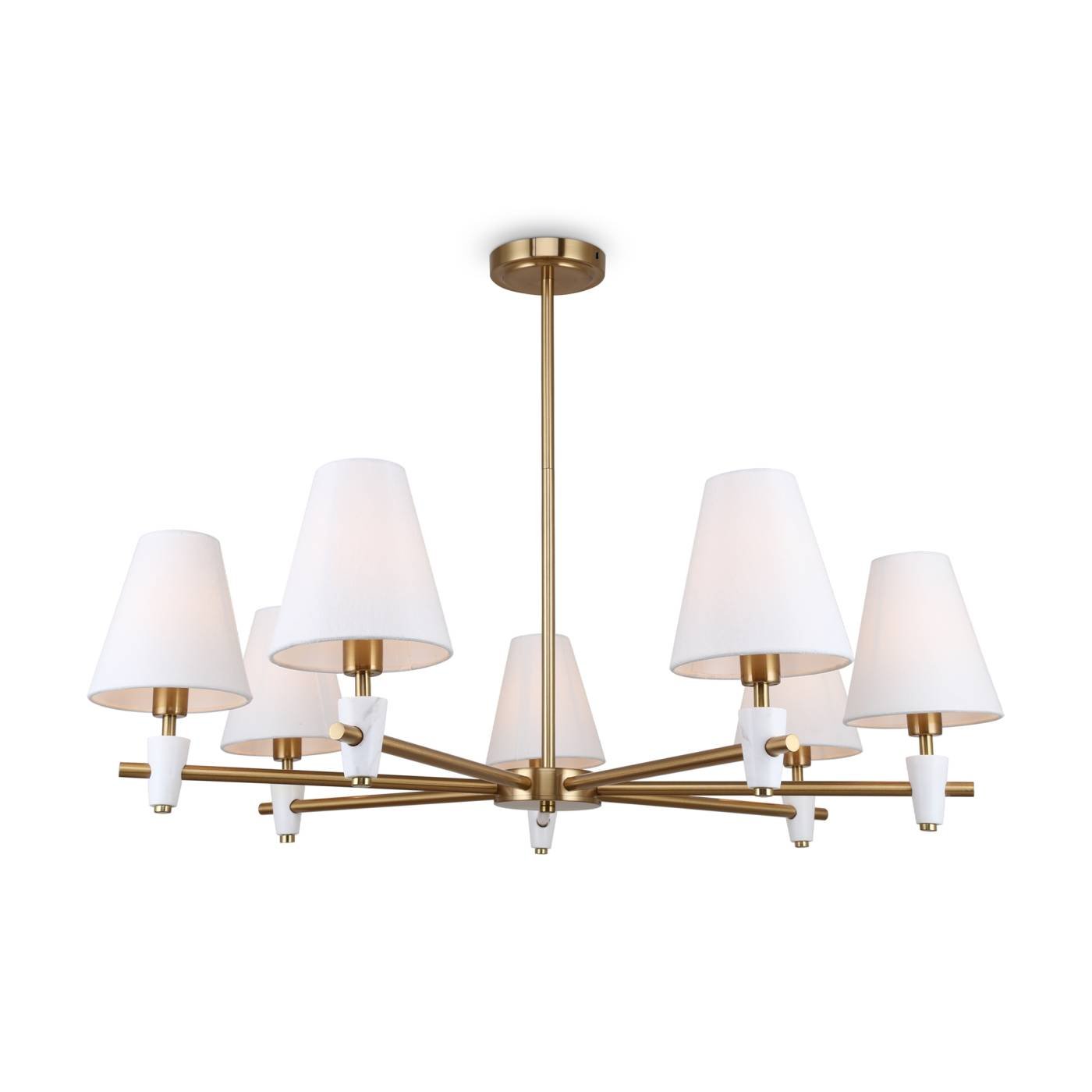 FR5371CL-07BS Люстра на штанге Freya Pietra FR5371CL-07BS