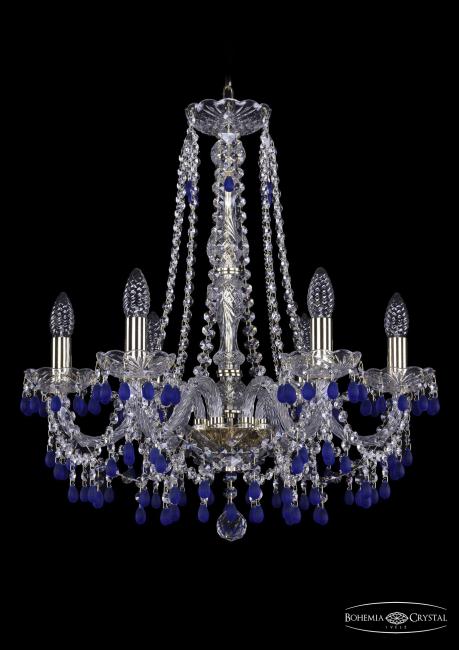 1410/6/195/h-60 G V3001 Подвесная хрустальная люстра 1410 Bohemia 1410/6/195/h-60 G V3001