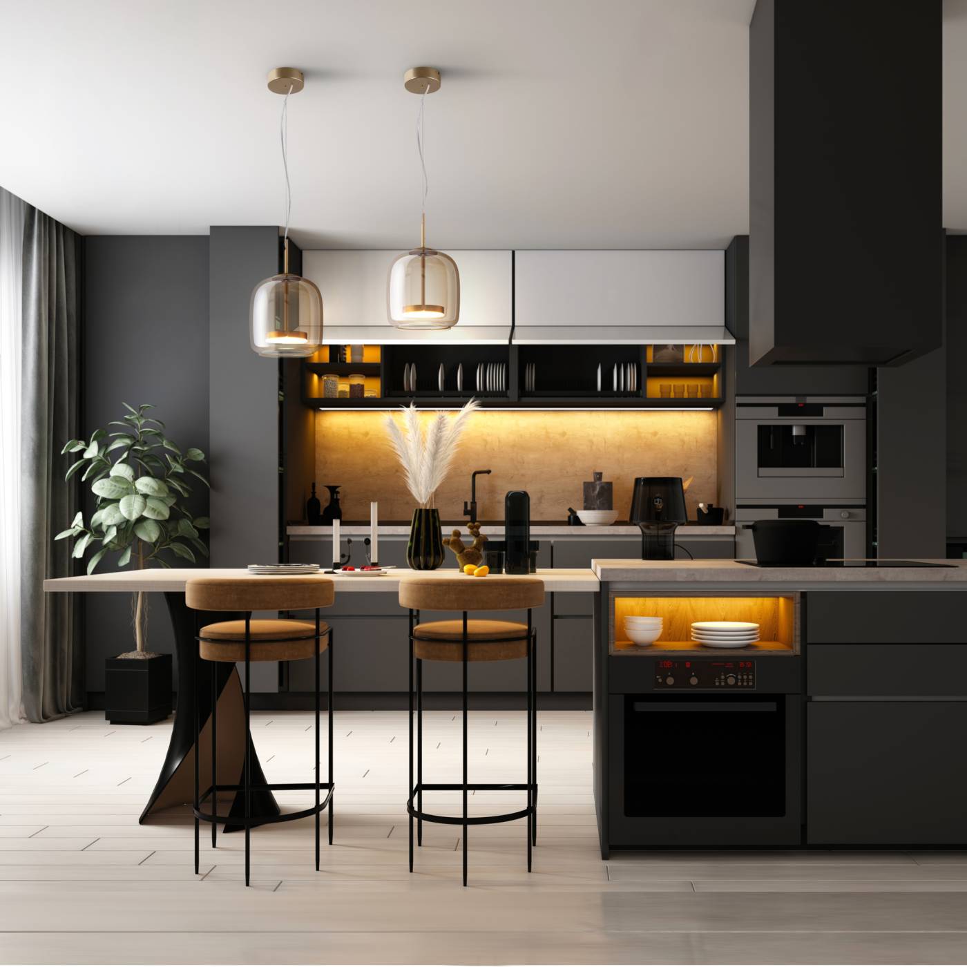 MOD128PL-L6AM Светильник подвесной Maytoni Madmen MOD128PL-L6AM