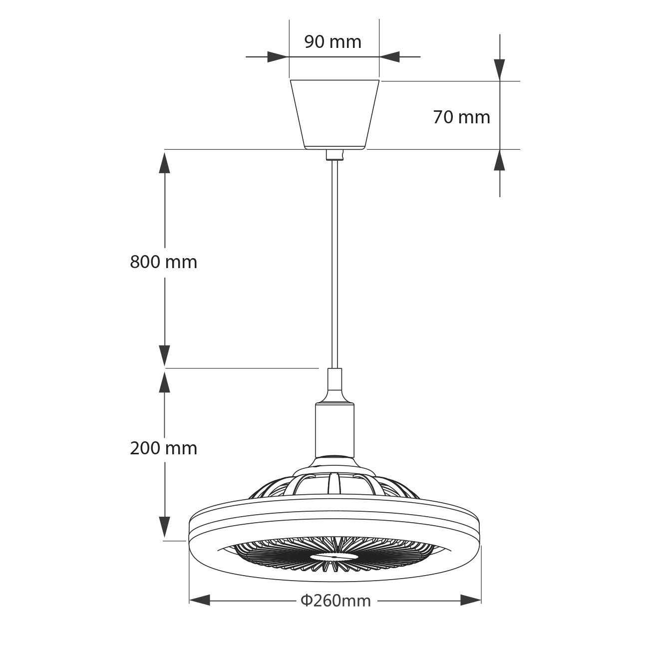Светильник подвесной Escada Impulse 10210/S LED