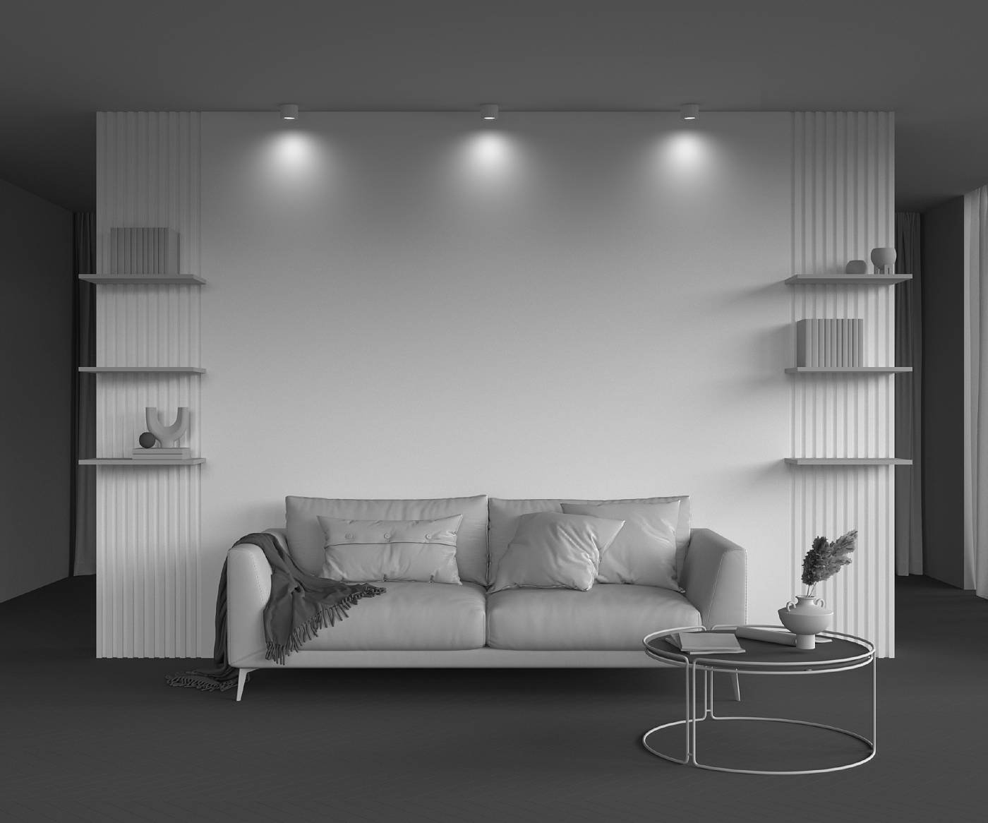 Накладной светильник Maytoni Calipso C106CL-GX53-W