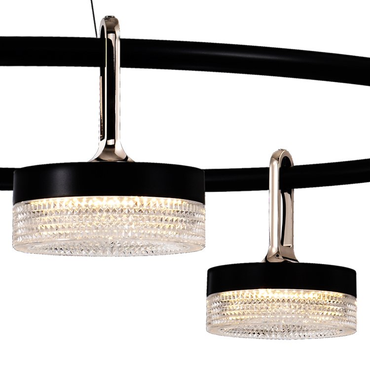 P0855-6C black Подвесная люстра Delight Collection P0855 P0855-6C black