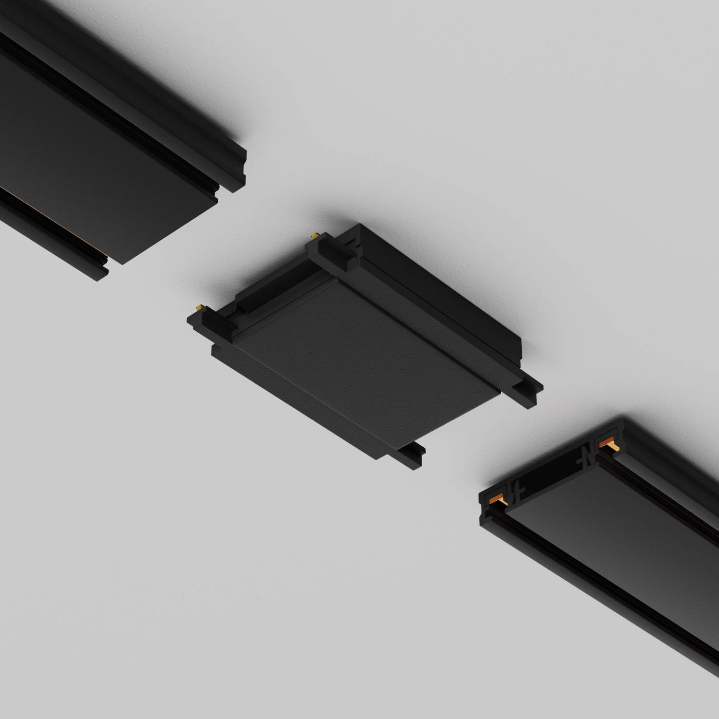 Коннектор питания прямой Maytoni Accessories for tracks Radity TRA084C-11B