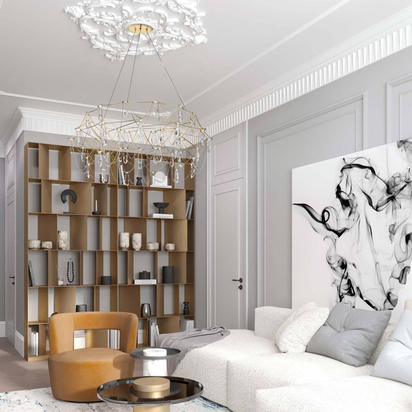 ML.5603.1000P BS Подвесная люстра ML Modelux ML.5603.1000P BS