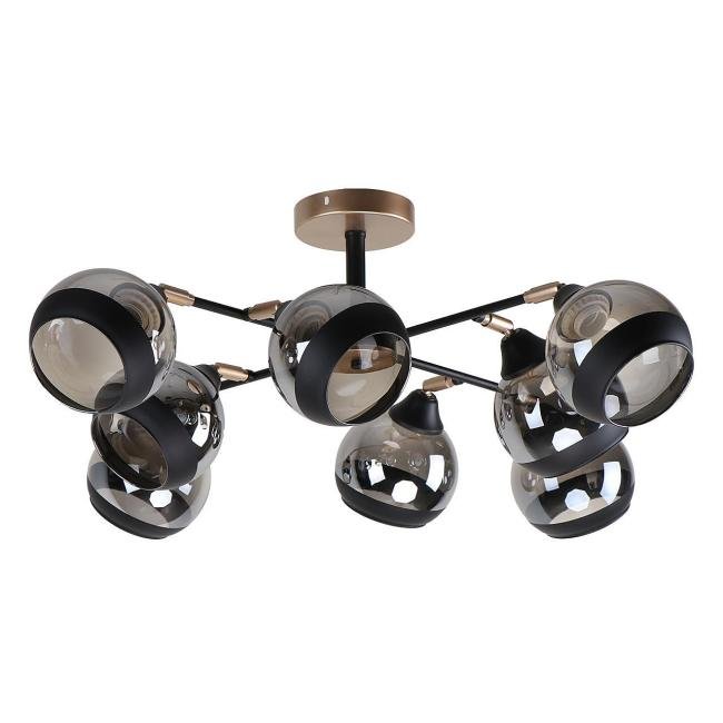 MD.51848-8-S-BK+CPN Потолочная люстра IMEX MD.51848-8-S-BK+CPN