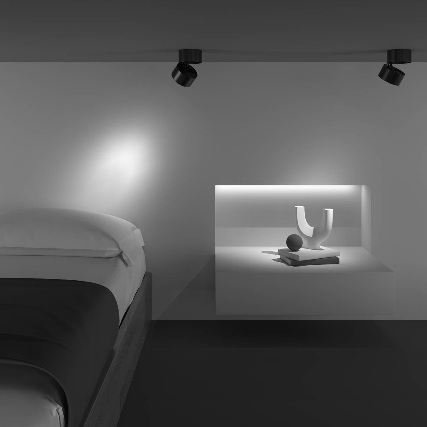 C084CL-15W3K-B Накладной светильник Maytoni Yin C084CL-15W3K-B