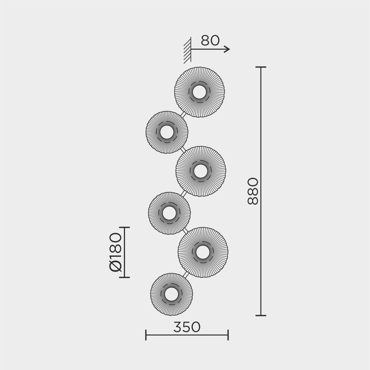 MS.1503.06 Настенный светильник MS Modelux MS.1503.06