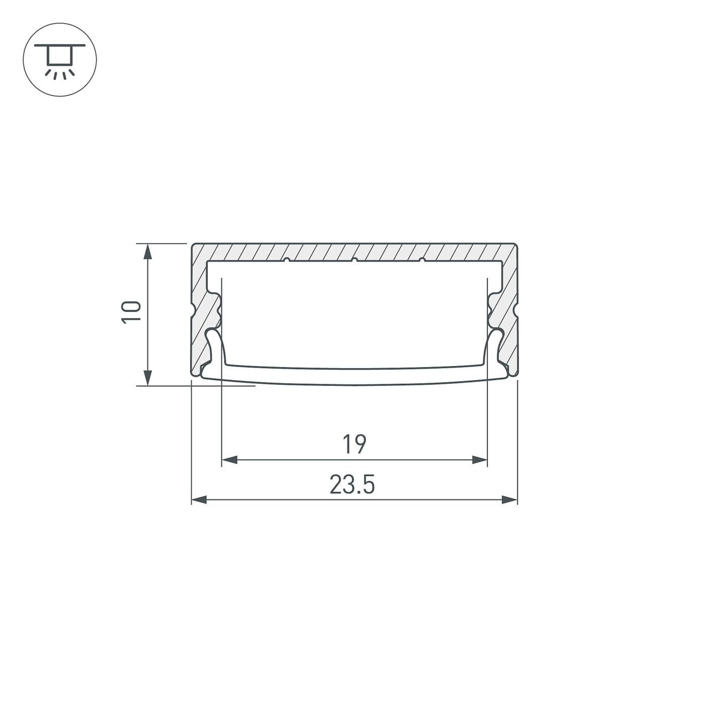 Профиль Arlight Arh-Wide 036768