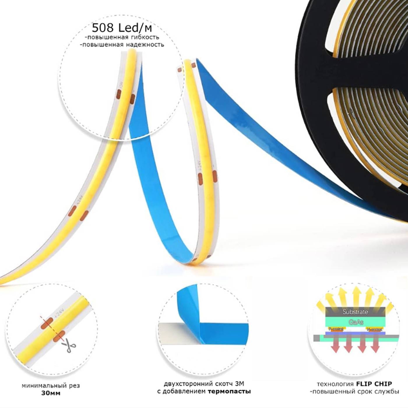 Светодиодная лента ST Luce Светодиодные Ленты ST018.408.20