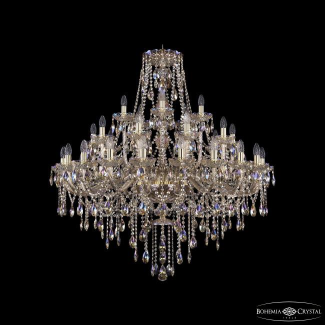 Подвесная хрустальная люстра 1415 Bohemia 1415/20+10+5/400 G M801