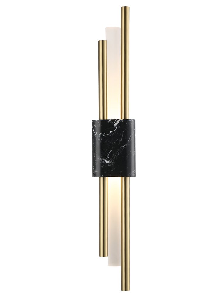 CARTA AP6W LED BLACK/BRASS Настенный светильник Crystal Lux Carta CARTA AP6W LED BLACK/BRASS