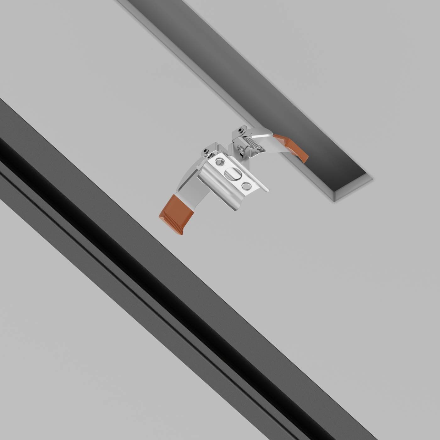 Пружинный держатель для шинопровода Maytoni Accessories For Tracks TRA002HR-11B