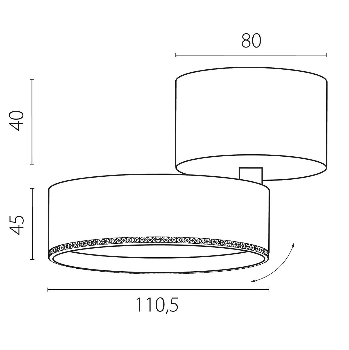Светильник спот Lightstar Alta Pro A5646SO