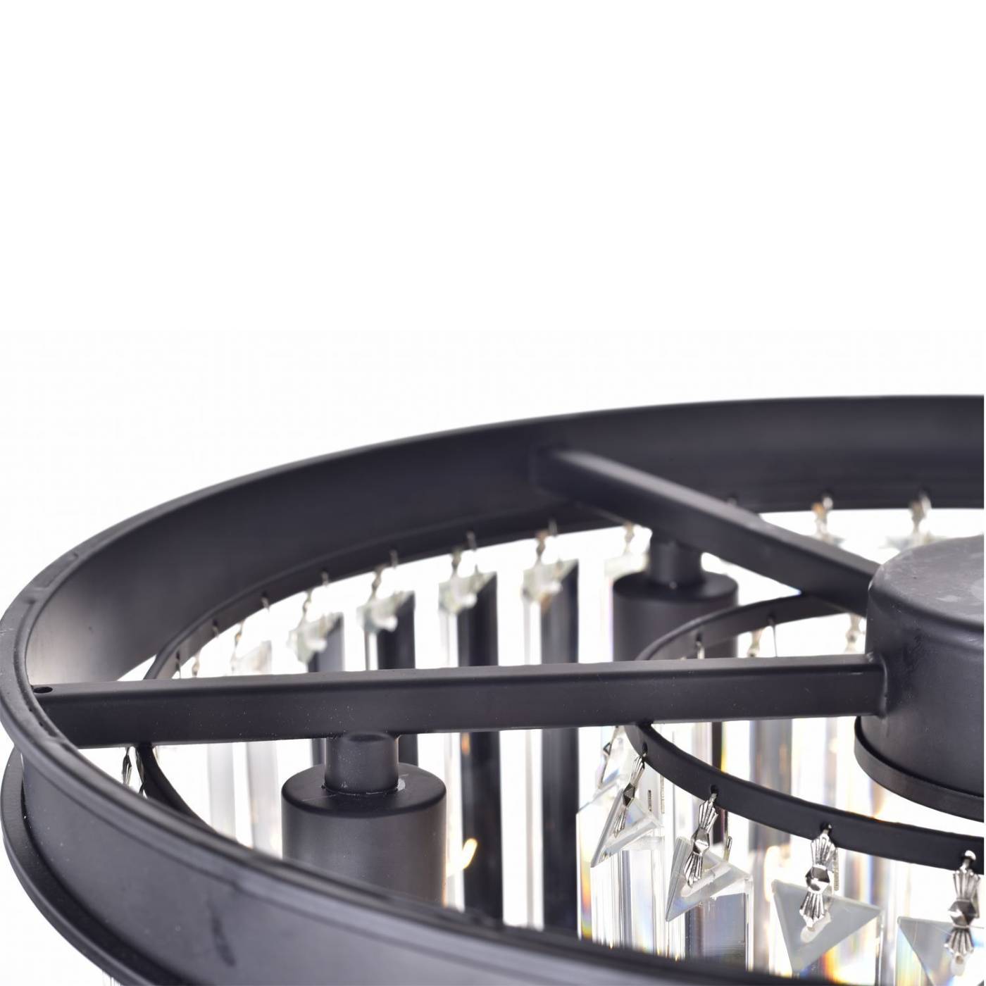 KR0387P-6 black/clear Подвесная люстра Delight Collection 1920s Odeon KR0387P-6 black/clear