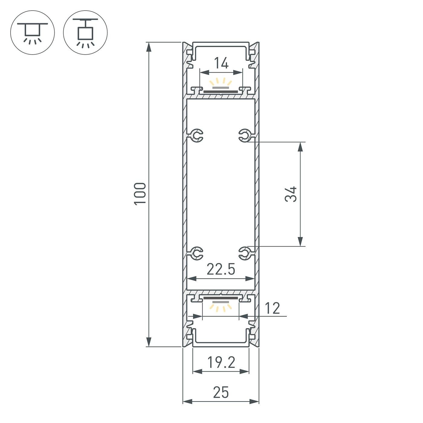 Профиль Arlight Sl-Line 050009