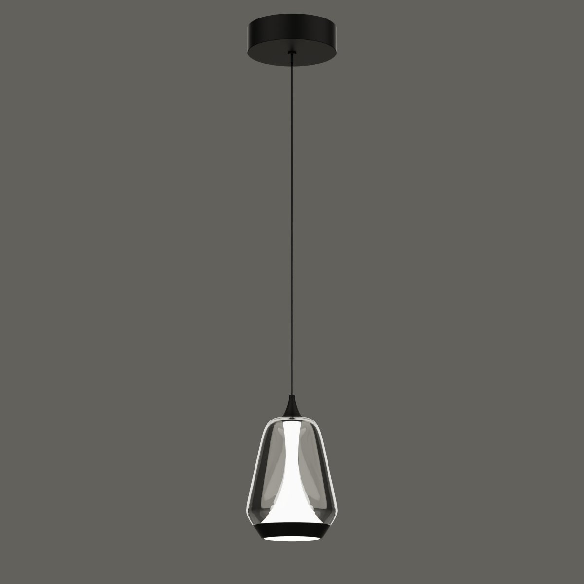 MD24001011-1A black/smoky Светильник подвесной Delight Collection MD24001011 MD24001011-1A black/smoky