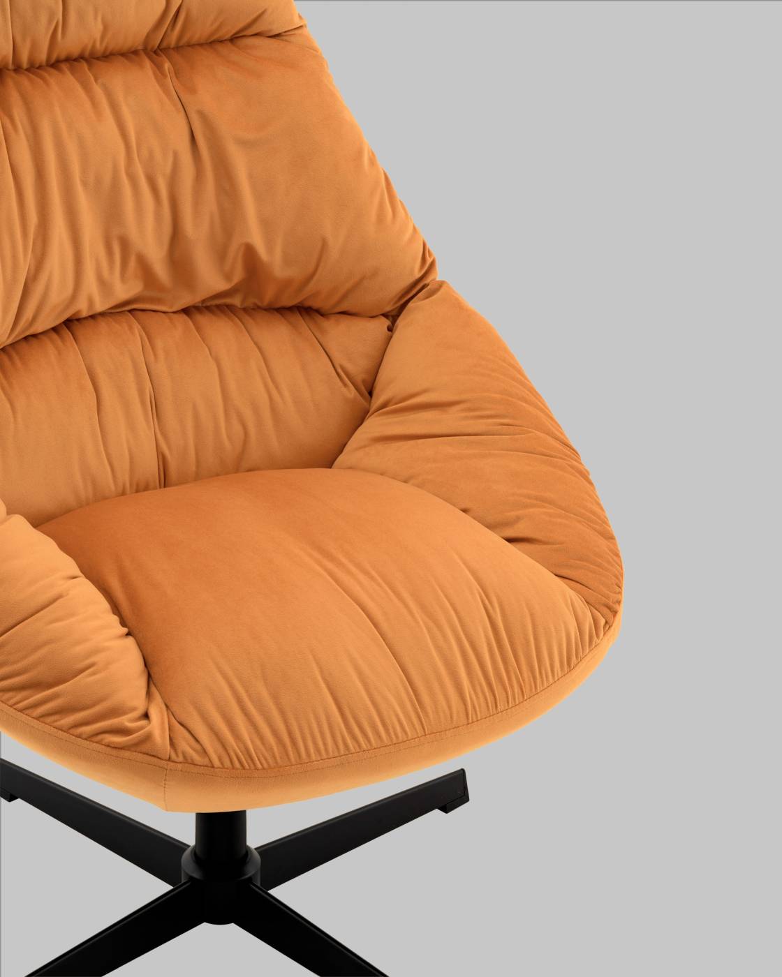 Кресло Stool Group Оррелл QH-8347KT HLR-43 orange