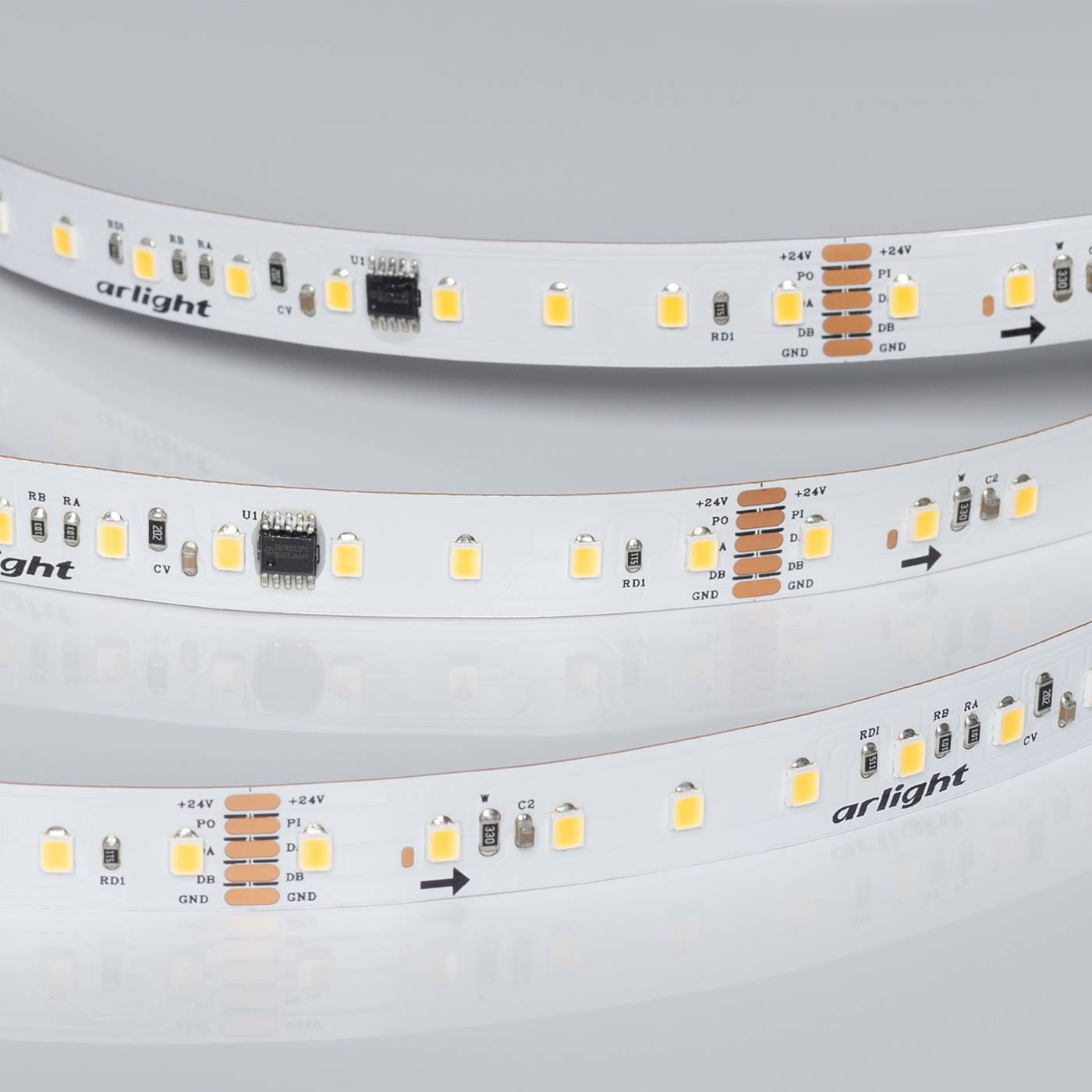 Светодиодная лента Arlight DMX открытая 058172