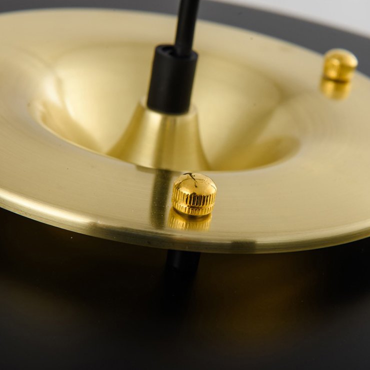 9187P black/gold Светильник подвесной Delight Collection Revolve 9187P black/gold