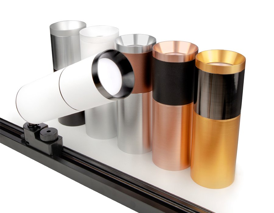 A2521 Крепеж трековый поворотный для корпуса светильника с диаметром отверстия D60mm Ambrella DIY Spot A2521